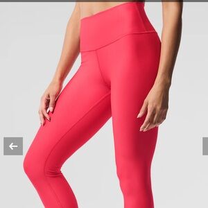 ALO High-Waist Airlift Leggings in Fluorescent Pink Coral